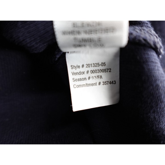 Banana Republic Mens Long Sleeve V Neck T Shirt Navy Blue Size L - Picture 11 of 13